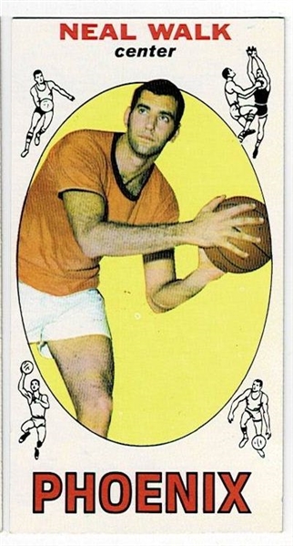 1969 Topps Basketball #46 Neal Walk - Phoenix Suns RC